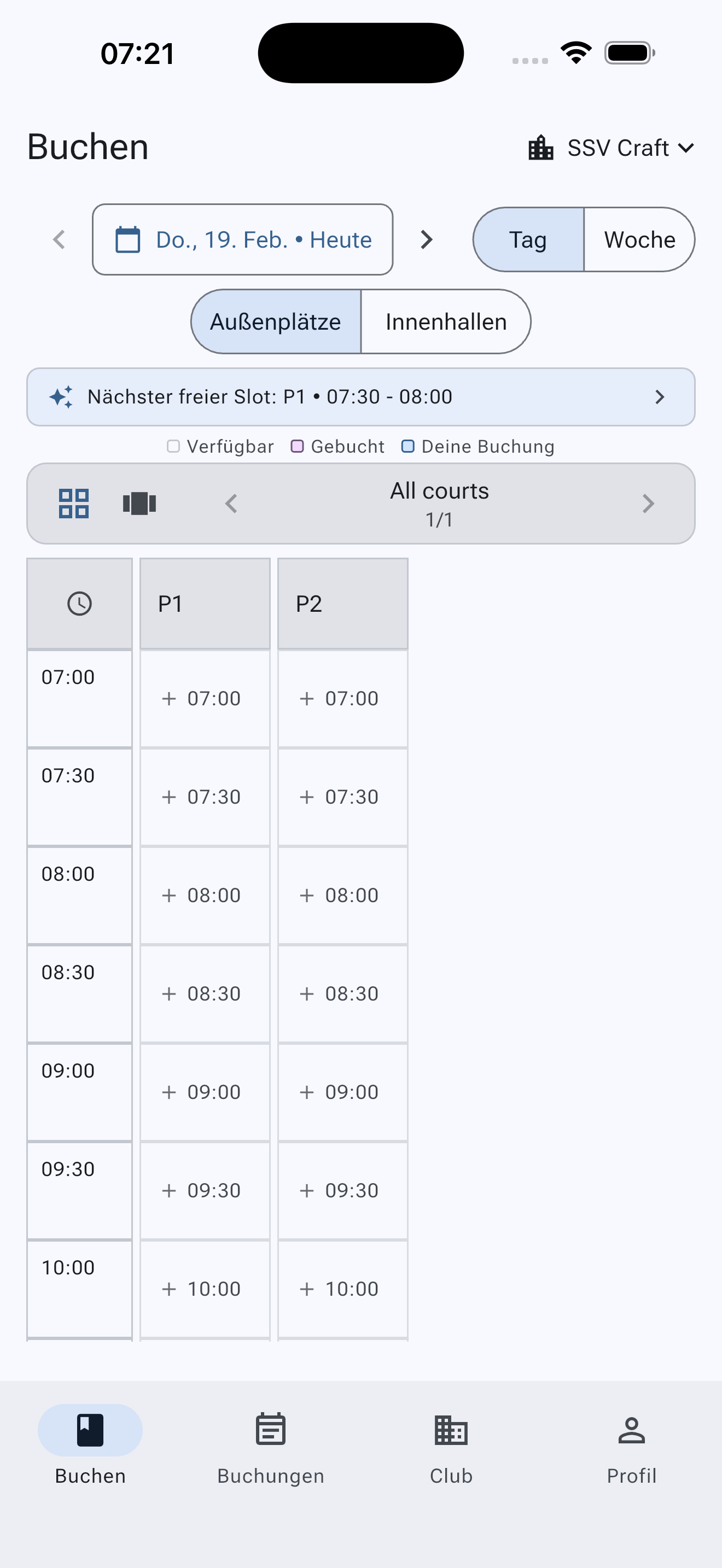 Mobile App Interface